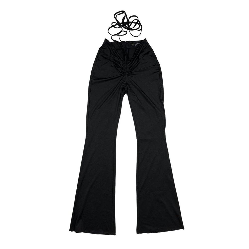 Finesse - Maisie Jersey V Waist Pants in Black